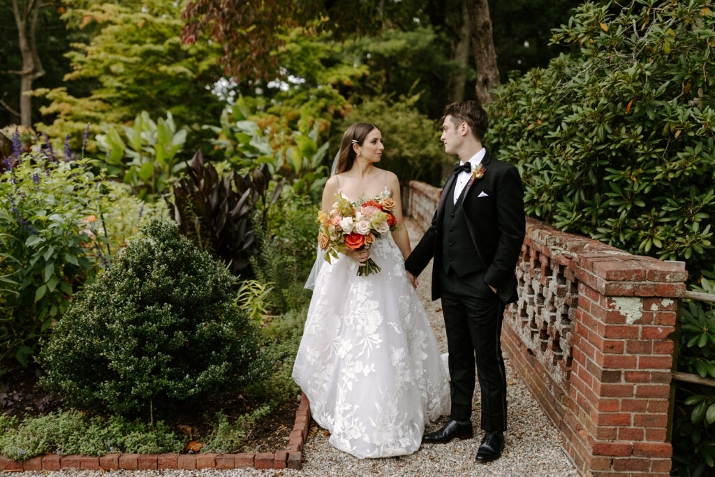Bride and groom wedding photos at The Bradley Estate in Canton, MA