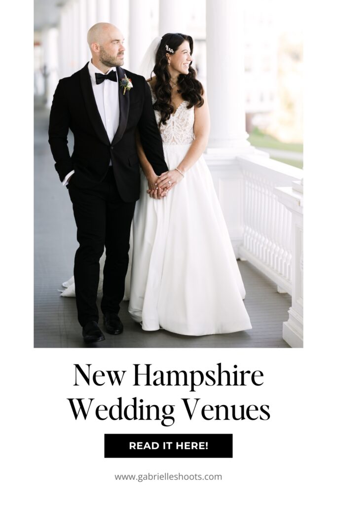 New Hampshire Wedding Venues Pinterest Pin 