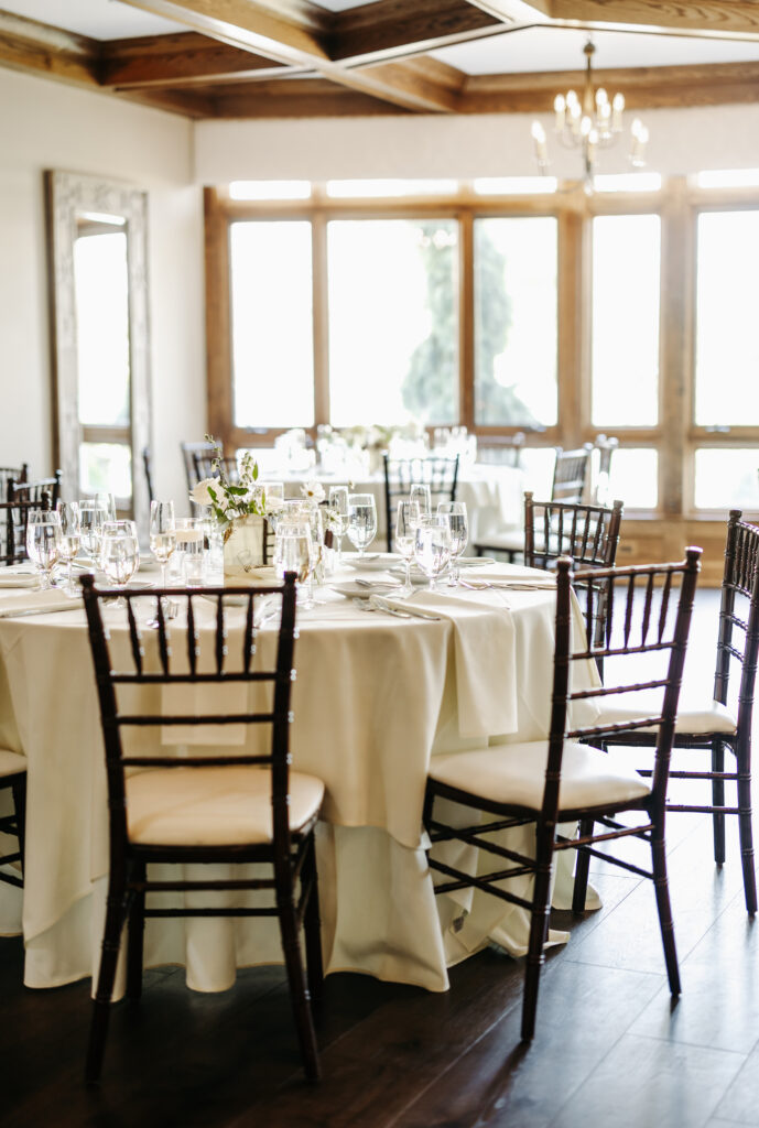 wedding reception details at The Bedford Village Inn Wedding Venue in New Hampshire