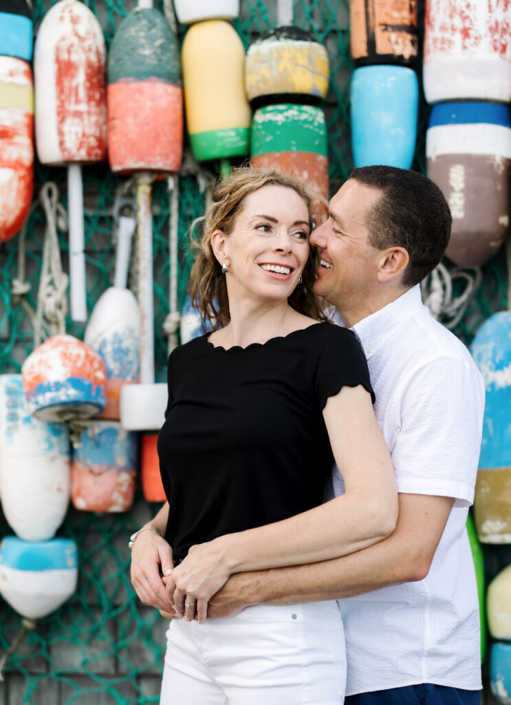 Massachusetts engagement session in coastal Rockport, MA. New England and Boston wedding and engagement photographer