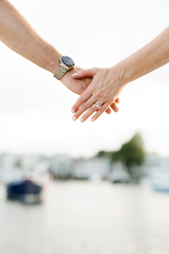 Massachusetts engagement session in coastal Rockport, MA. New England and Boston wedding and engagement photographer