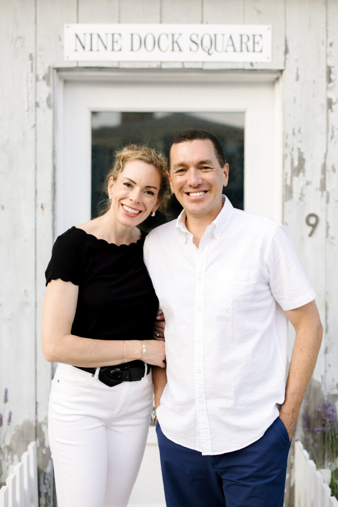 Summer coastal engagement session in Rockport, Massachusetts. Boston and New England Wedding Photographer