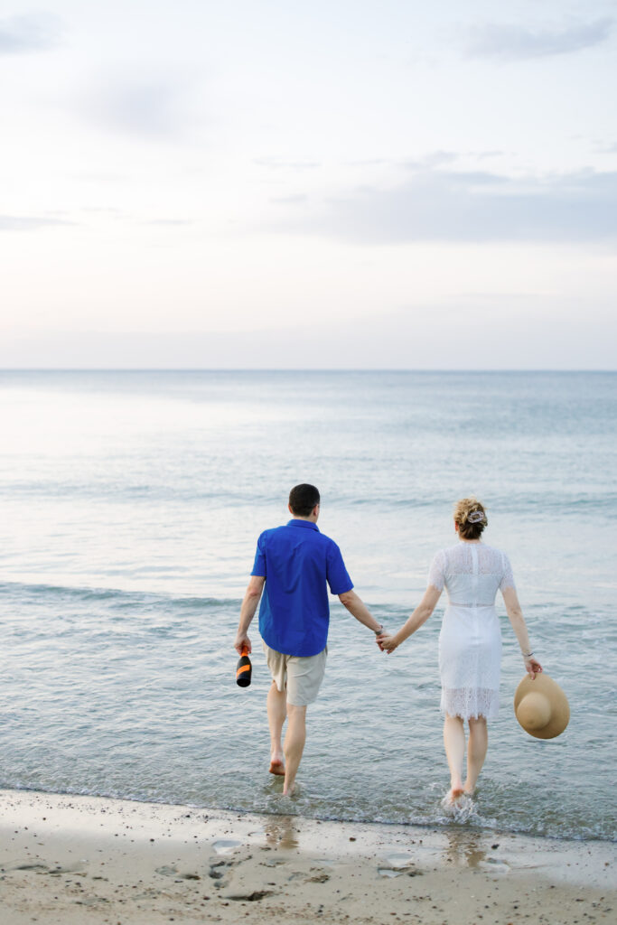 Boston beach engagement photos, Massachusetts wedding and engagement photographer