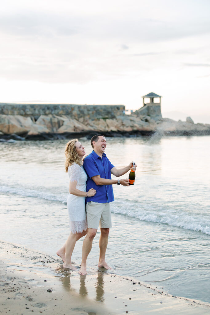 Boston beach engagement photos, Massachusetts wedding and engagement photographer