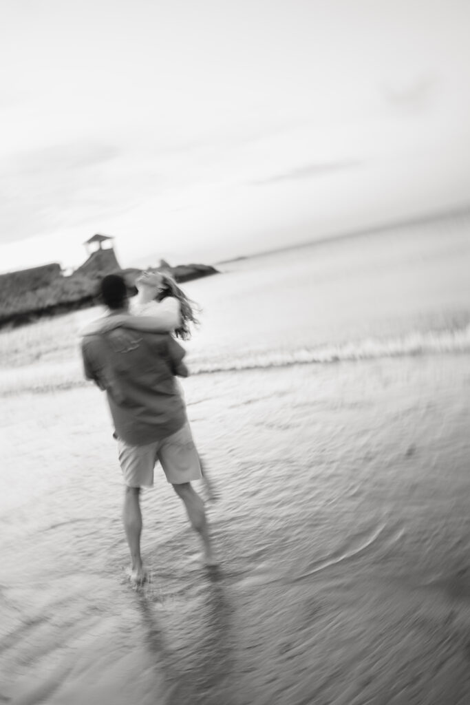 Rockport, Massachusetts beach engagement photos, Massachusetts wedding and engagement photographer