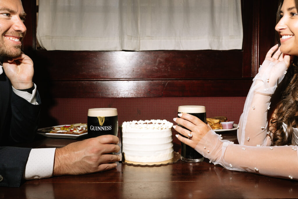 bar engagement photos in south end boston massachusetts