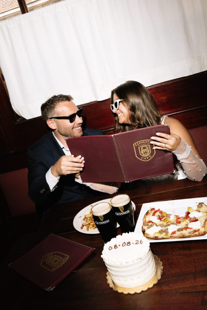 Direct flash bar engagement photos in boston massachusetts