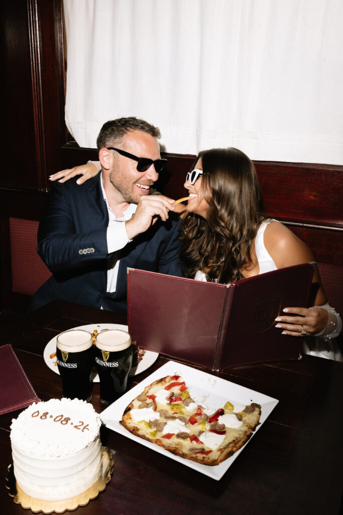 Direct flash bar engagement photos in boston massachusetts