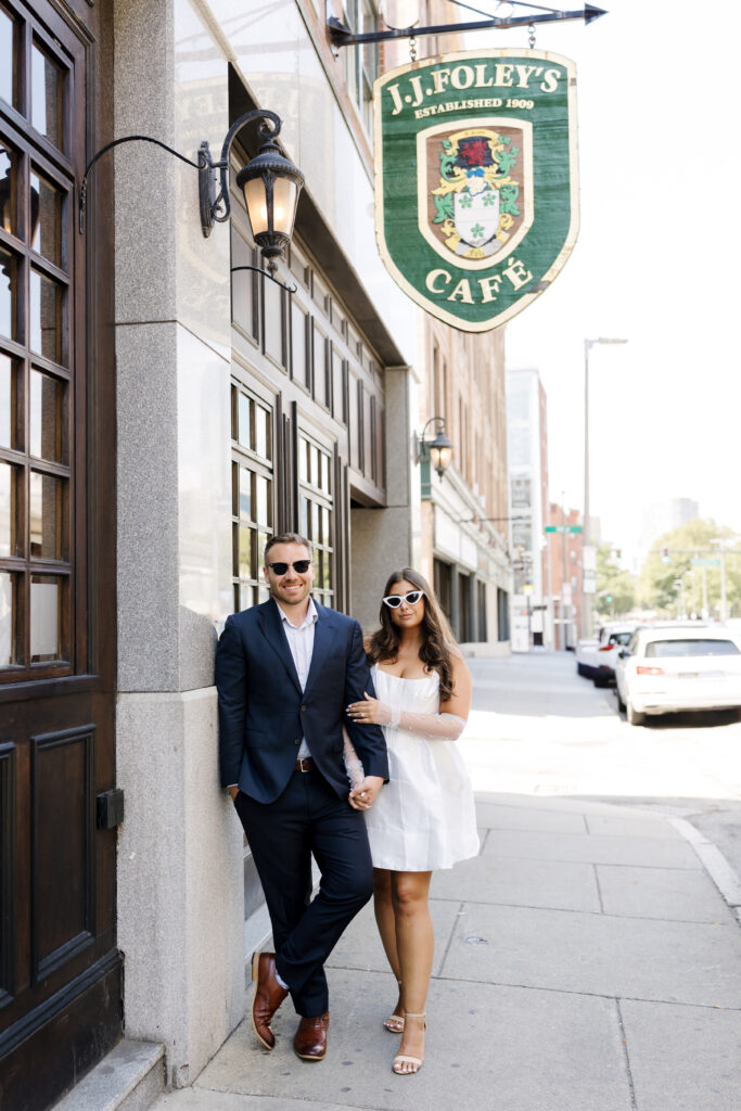 Boston South End Engagement Photos