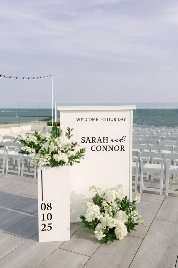 Wychmere Beach Club wedding venue, Harwich Port Cape Cod, The Dune ceremony details