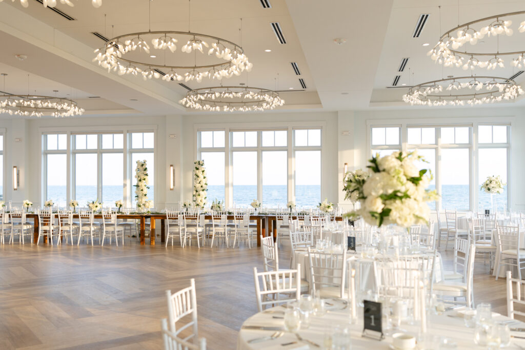 Inside the Dune wedding venue at Wychmere Beach Club Cape Cod