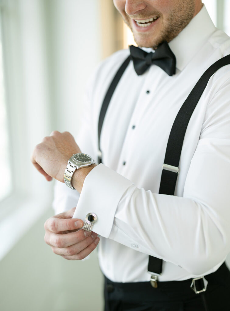 Getting ready photos at The Dune at Wychmere Beach Club wedding venue