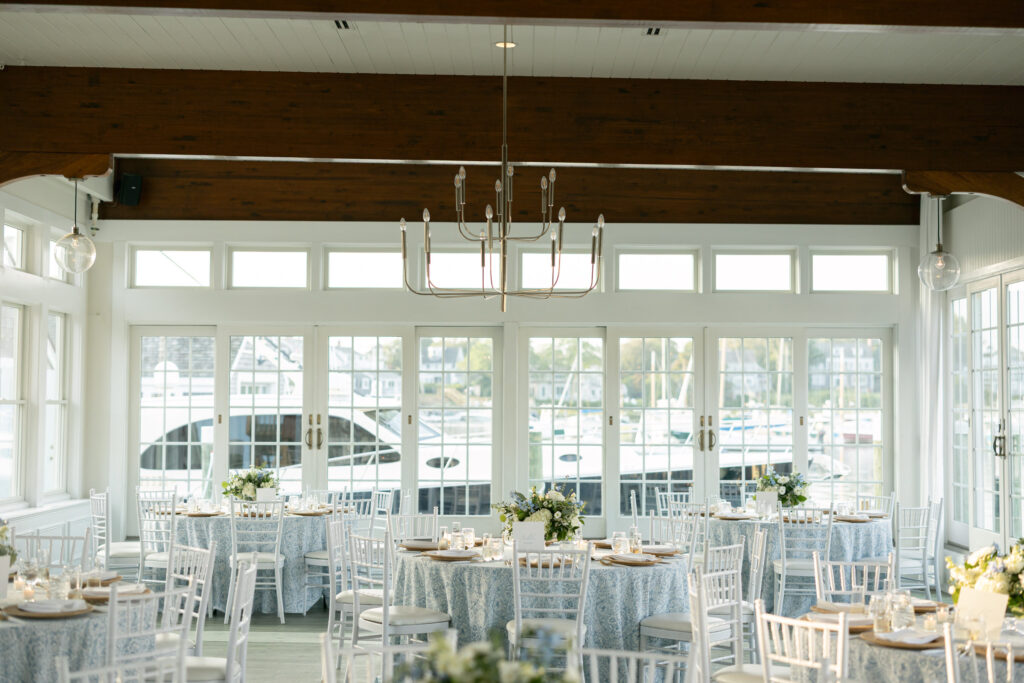 The Harbor Room wedding venue at Wychmere Beach Club on Cape Cod