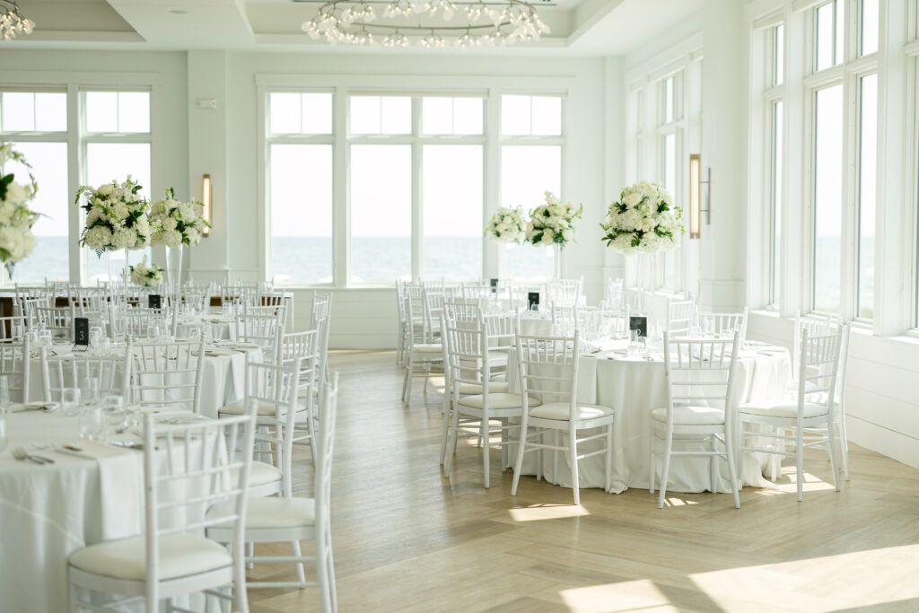 Reception detail photos at The Dune at Wychmere Beach Club on Cape Cod