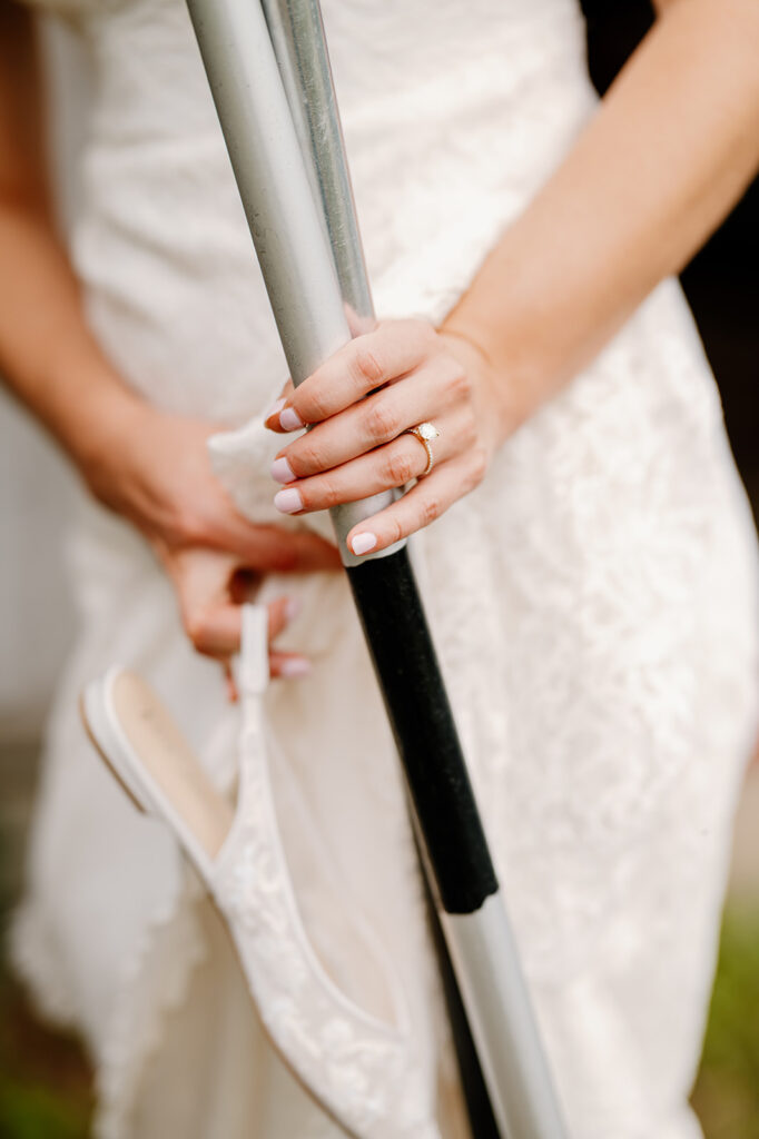 Outdoor wedding portraits at Ogontz White Mountain Resort in New Hampshire, New England wedding photographer