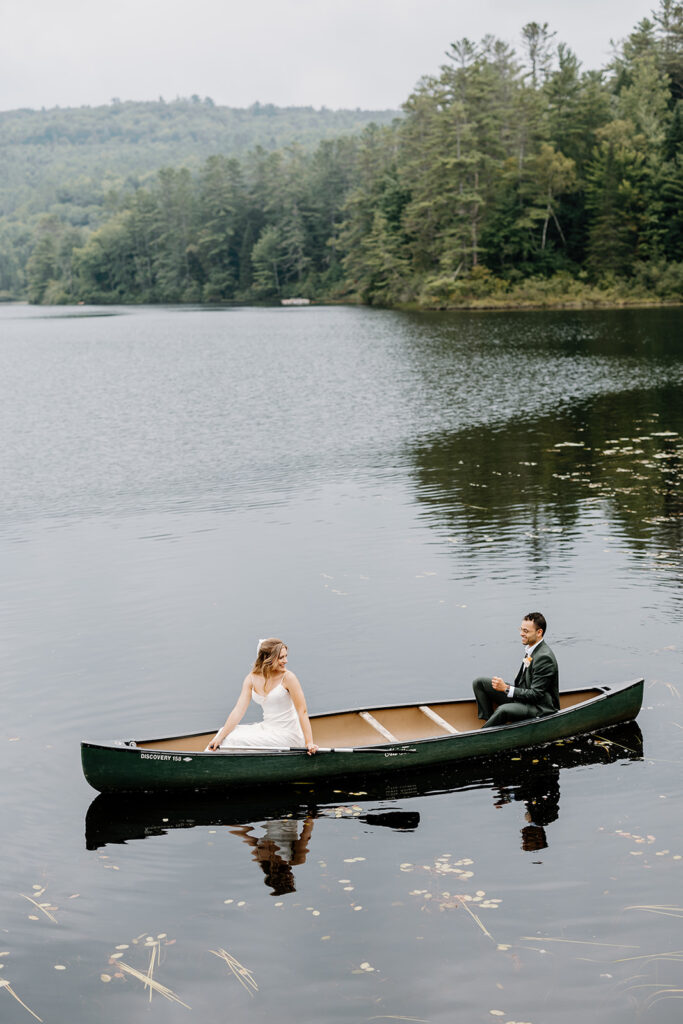 Outdoor wedding portraits at Ogontz White Mountain Resort in New Hampshire, New England wedding photographer