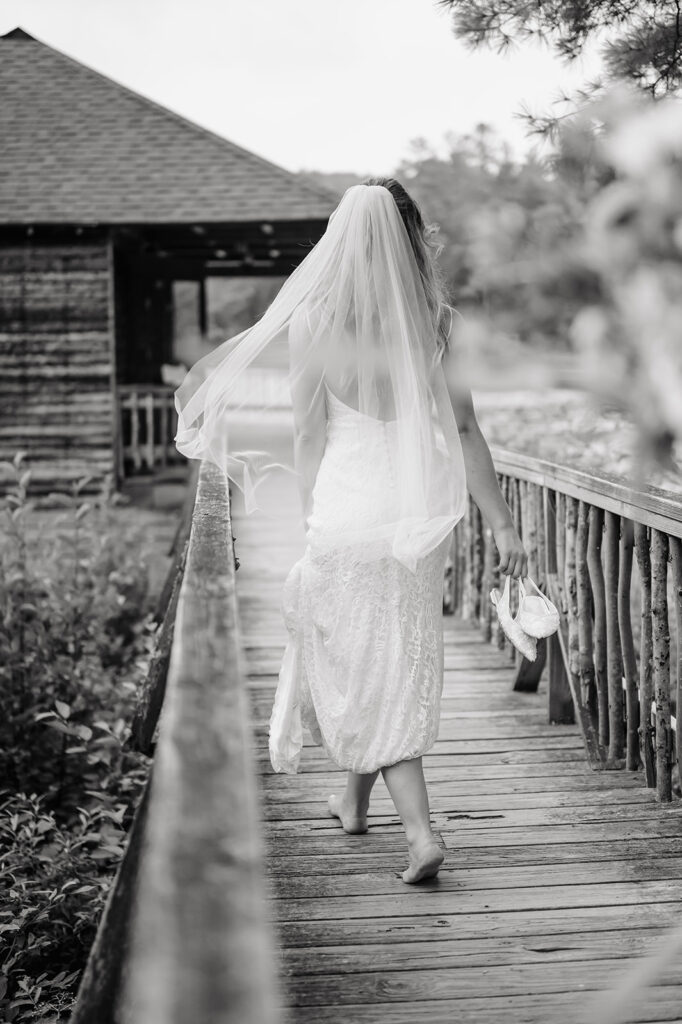 Outdoor wedding portraits at Ogontz White Mountain Resort in New Hampshire, New England wedding photographer