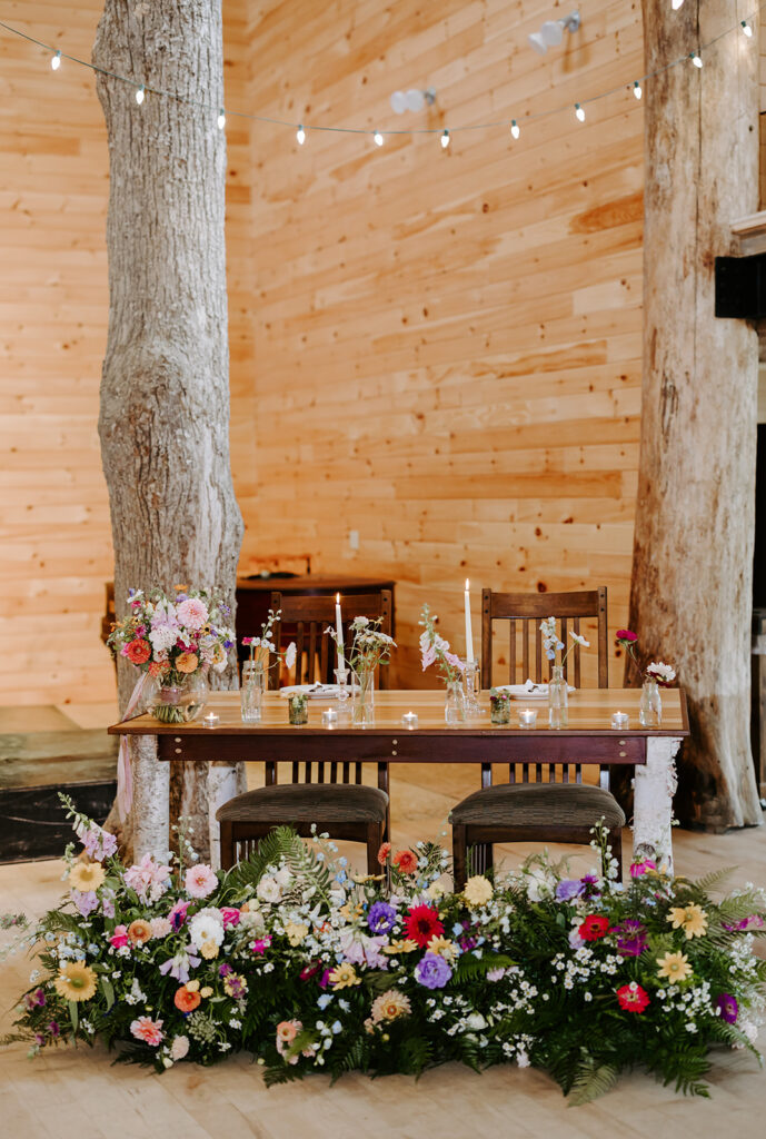 Summer wedding reception at Ogontz White Mountain Resort in New Hampshire, NH Wedding Photographer