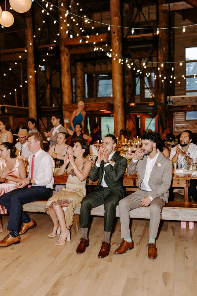 Summer wedding reception at Ogontz White Mountain Resort in New Hampshire, NH Wedding Photographer