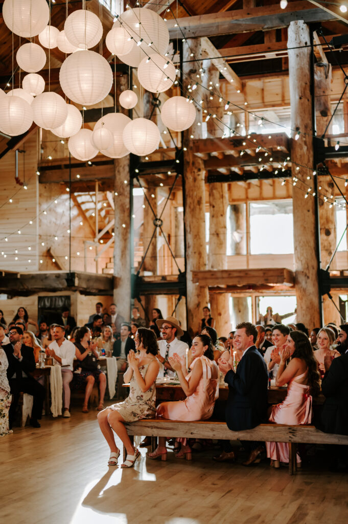 Summer wedding reception at Ogontz White Mountain Resort in New Hampshire, NH Wedding Photographer