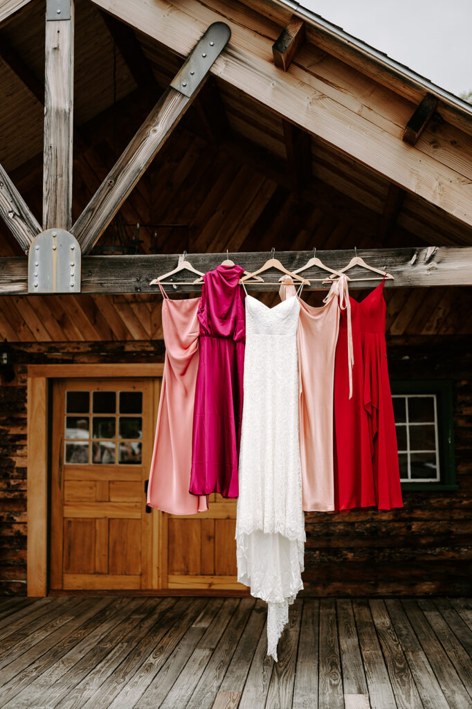 Wedding dresses and bridesmaids dresses at Ogontz White Mountain Resort